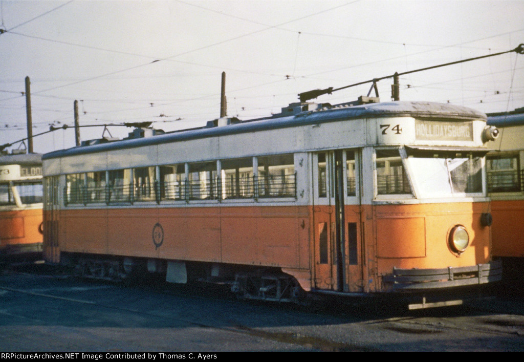 Altoona & Logan Valley #74, c. 1954